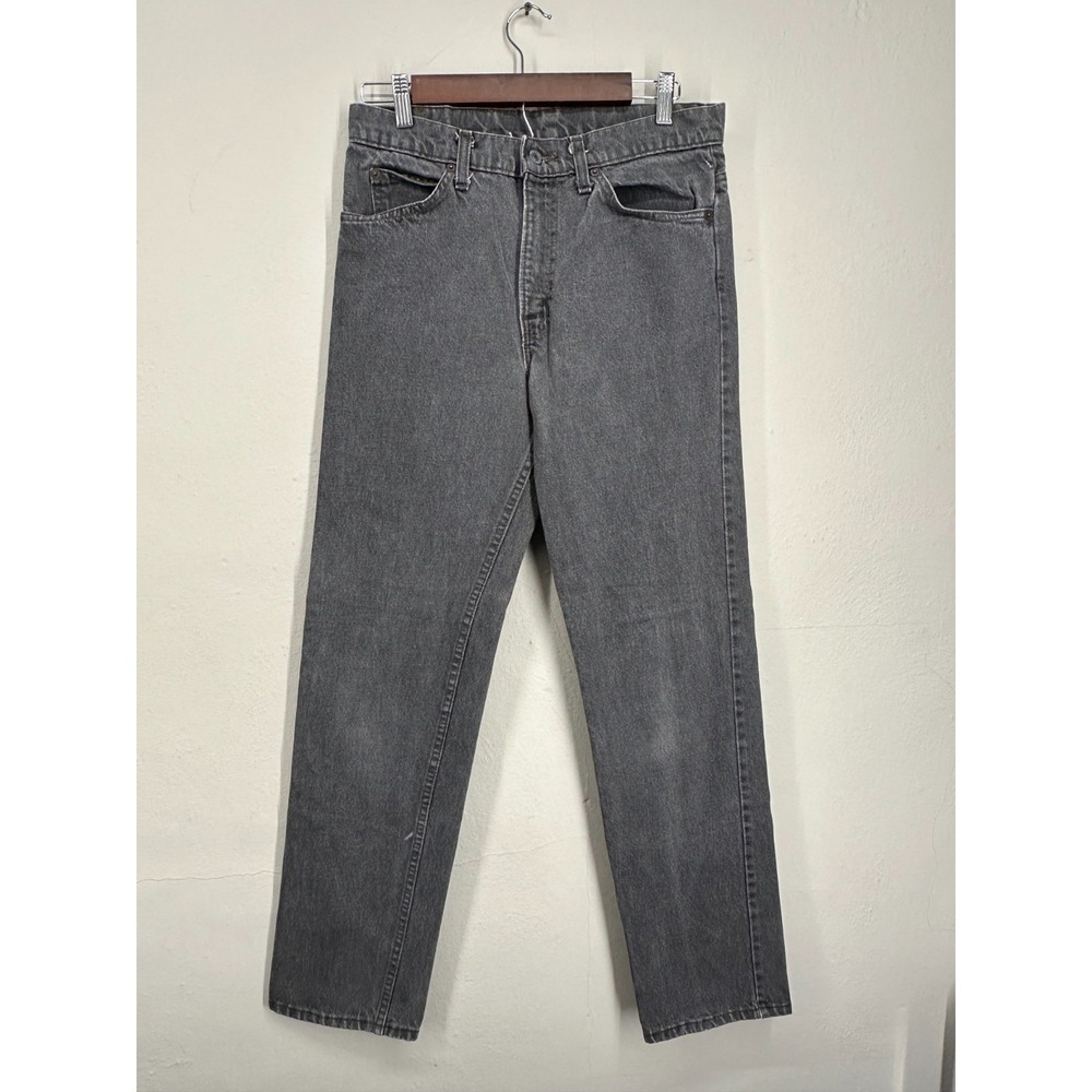 VTG Levi's Made In USA 509 0259 Jeans Mens 31x33 (Fit 30x31) Charcoal Grey Denim